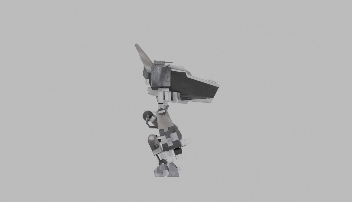 robot sci-fi 3D model_3