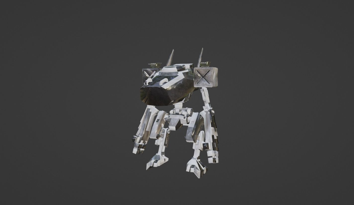 robot sci-fi 3D model_7