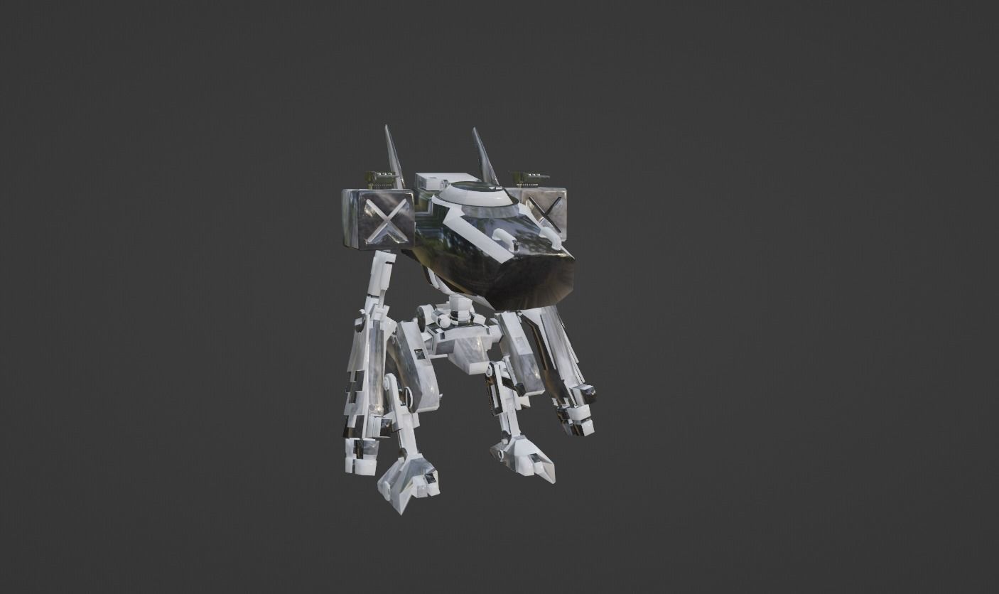 robot sci-fi 3D model_6