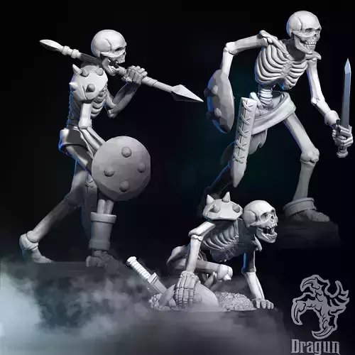 Skeleton Minions 3D print model