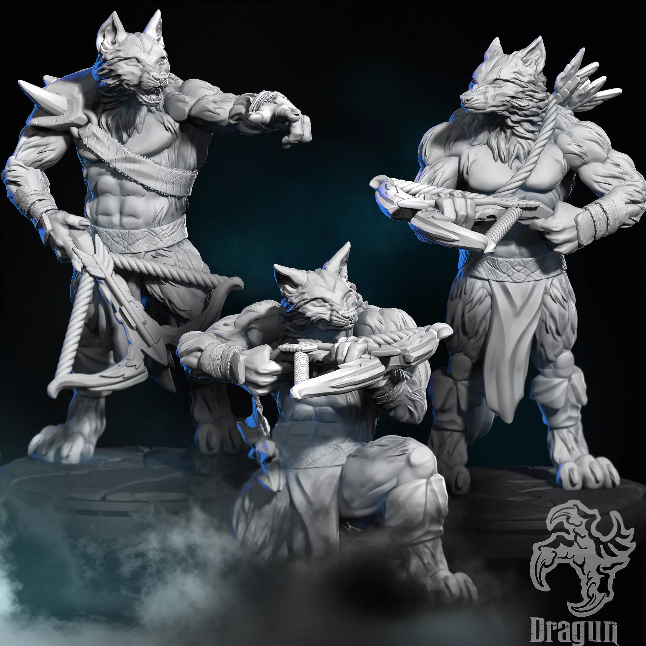 Wolfman Minions 3D print model_0
