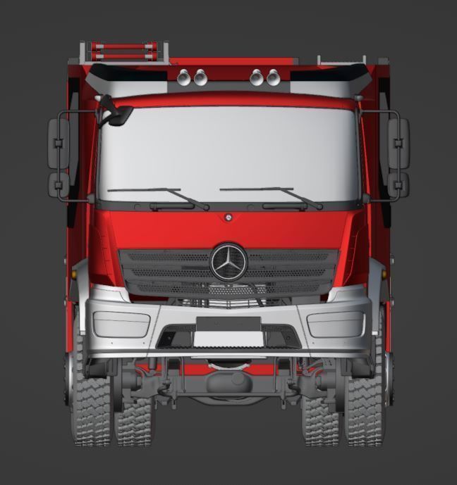 Mercedes Benz Atego 1530 - HLF - Ziegler 3D model_5