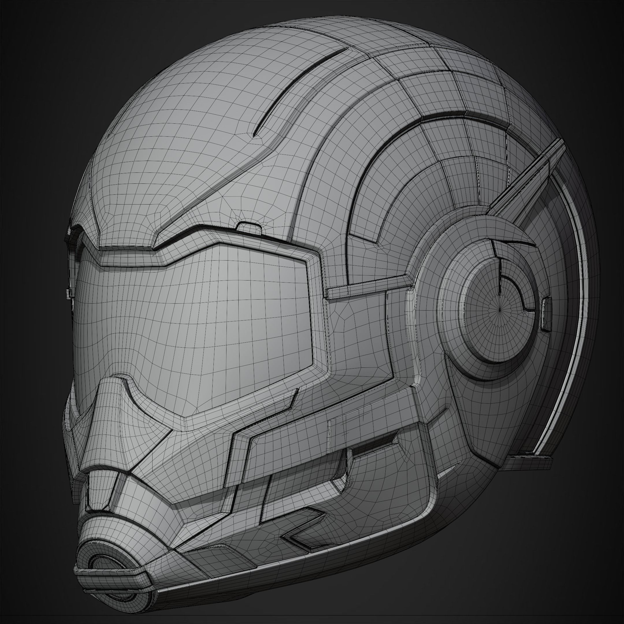 Avengers Endgame Quantic Helmet for Cosplay 3D print model_10