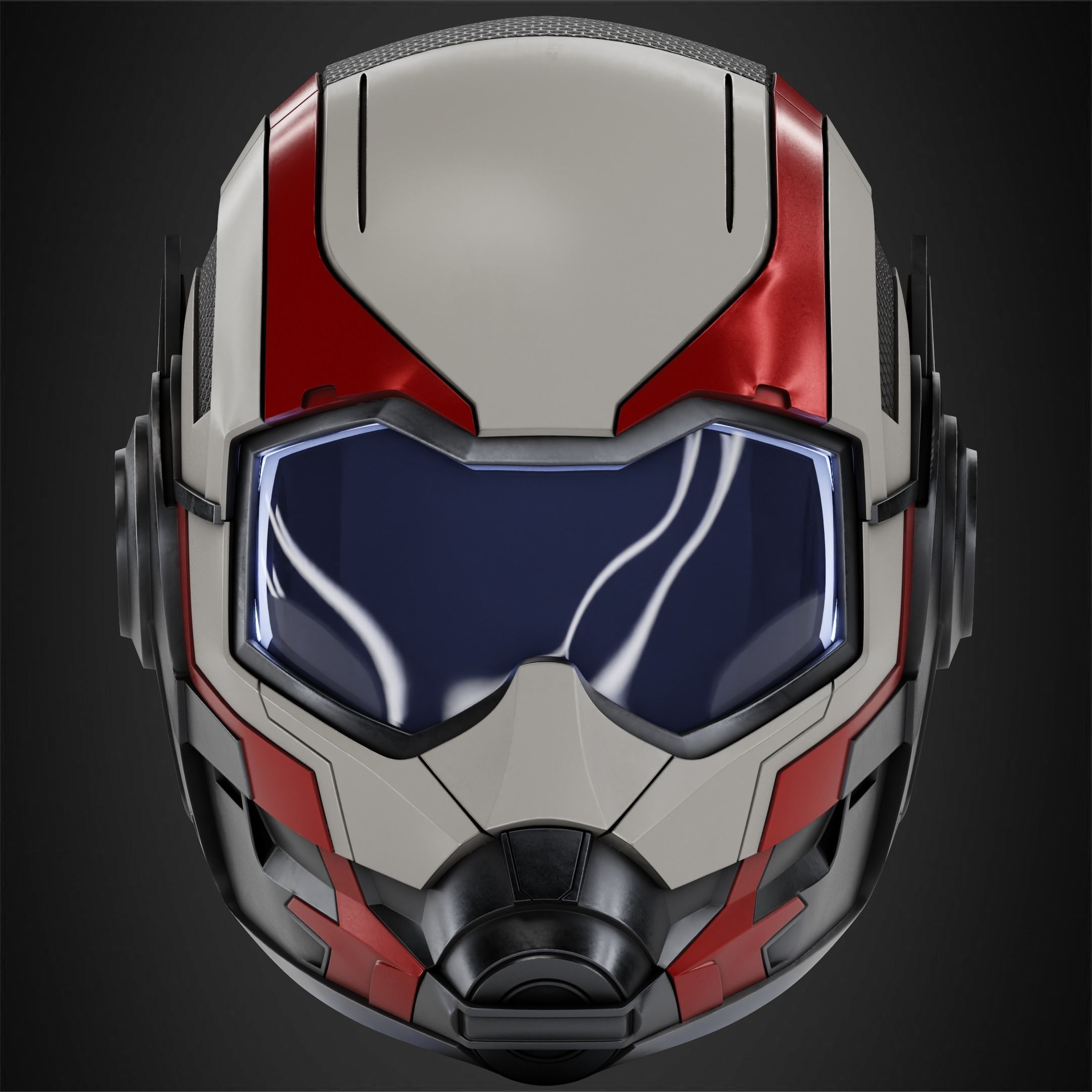Avengers Endgame Quantic Helmet for Cosplay 3D print model_2