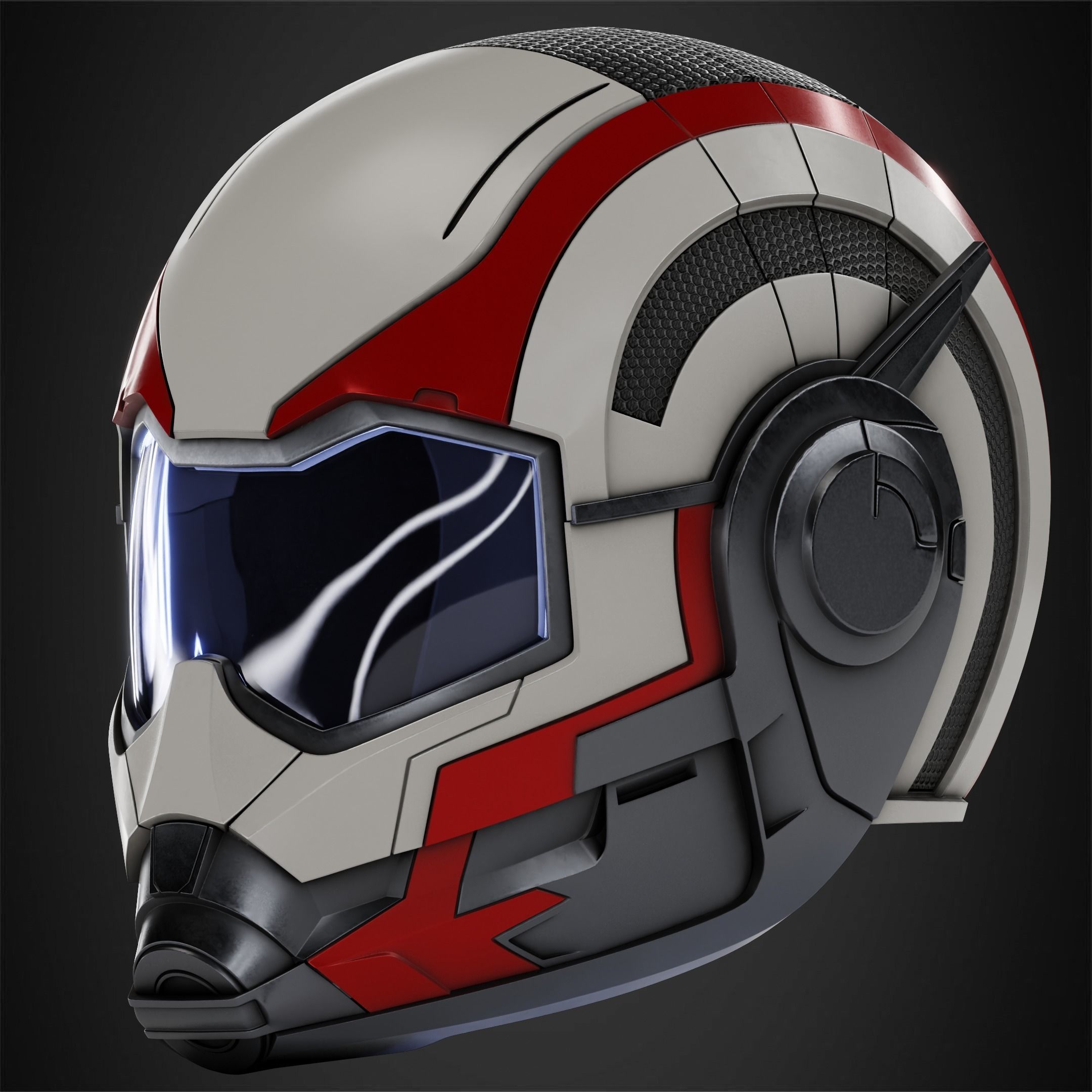 Avengers Endgame Quantic Helmet for Cosplay 3D print model_3