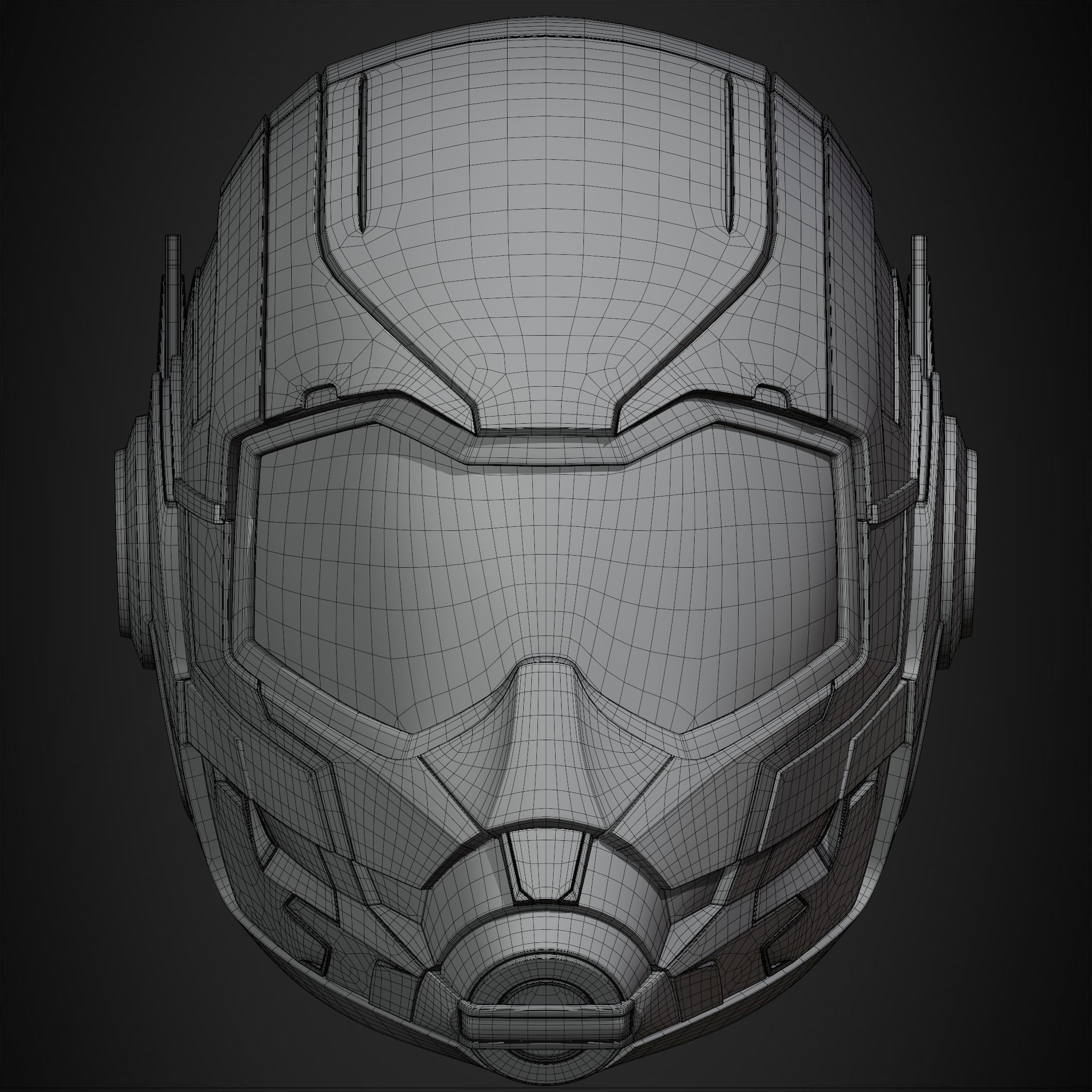 Avengers Endgame Quantic Helmet for Cosplay 3D print model_12