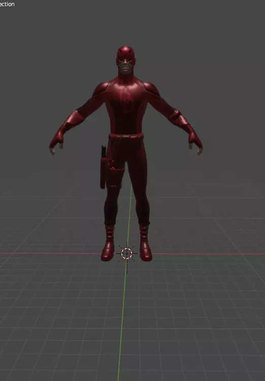 Dare Devil from Fortnite Free low-poly 3D model