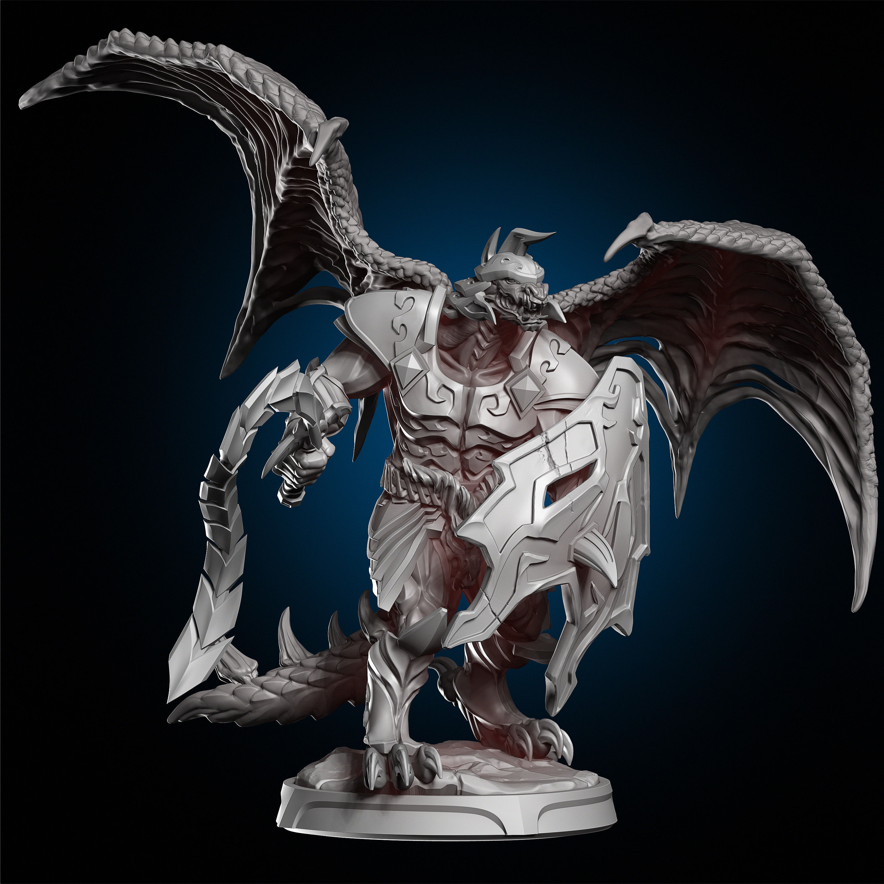 The Great Draconian 3D print model_3