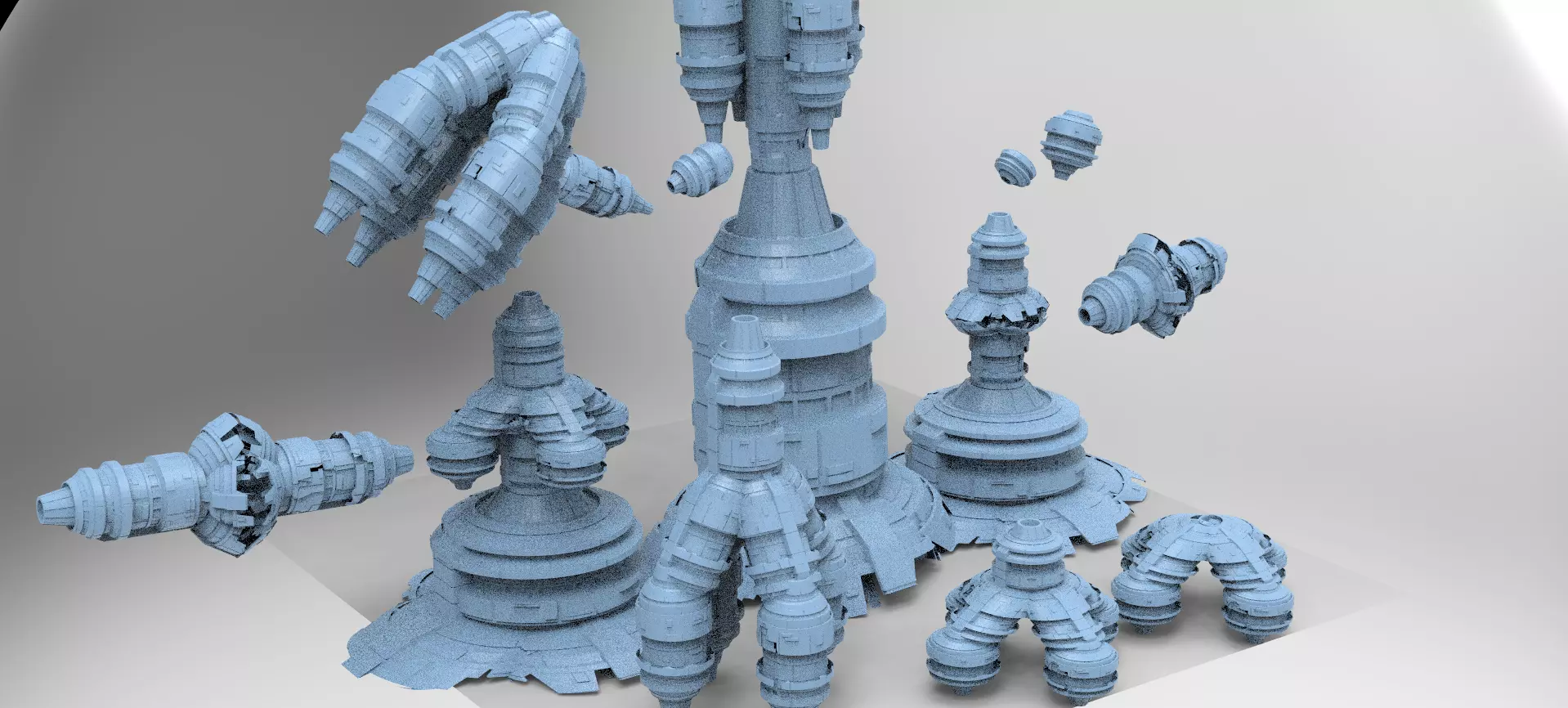 Power relay Shard Collection Full 3D model_0