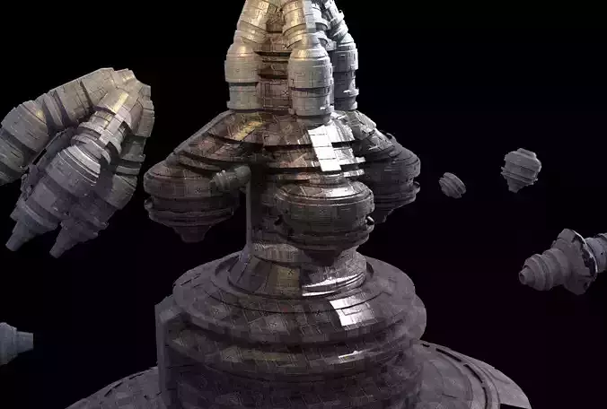 Planet Power Station Base Exterior Kit bash 1