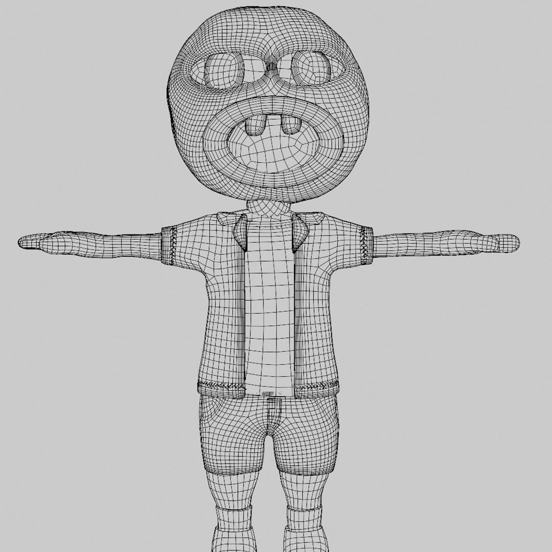 3D Tyler The Creators Cherry Bomb Cartoon Character Low-poly 3D model_2