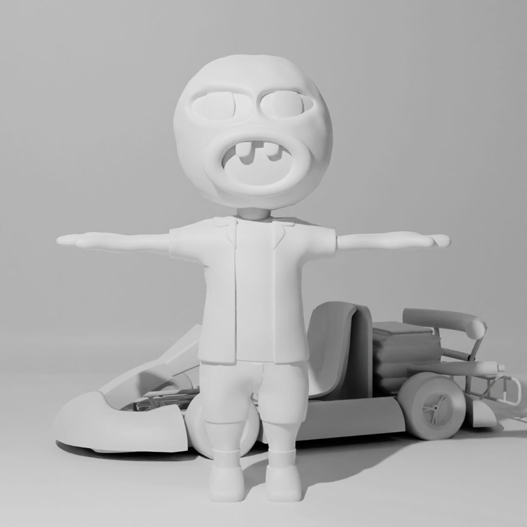 3D Tyler The Creators Cherry Bomb Cartoon Character Low-poly 3D model_3