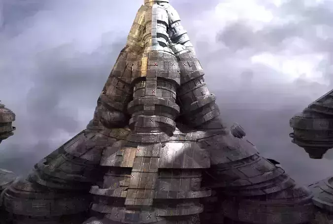 Planet Power Station Pyramid Kit bash 1 