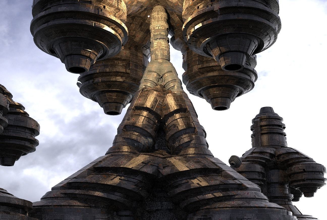 Planet Arch  Pulse Terra Former Kit bash 1 3D model_1