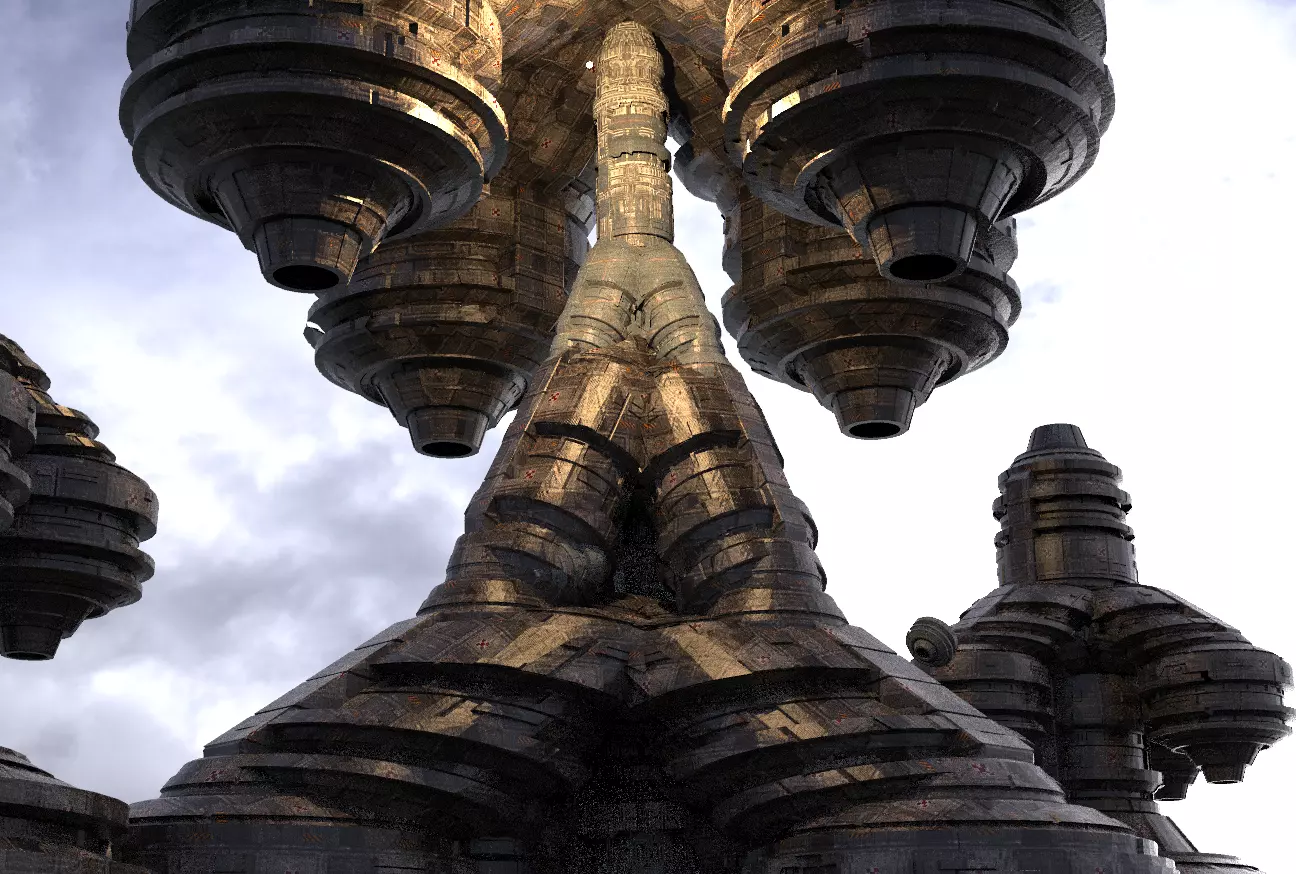 Planet Arch  Pulse Terra Former Kit bash 1 3D model_0