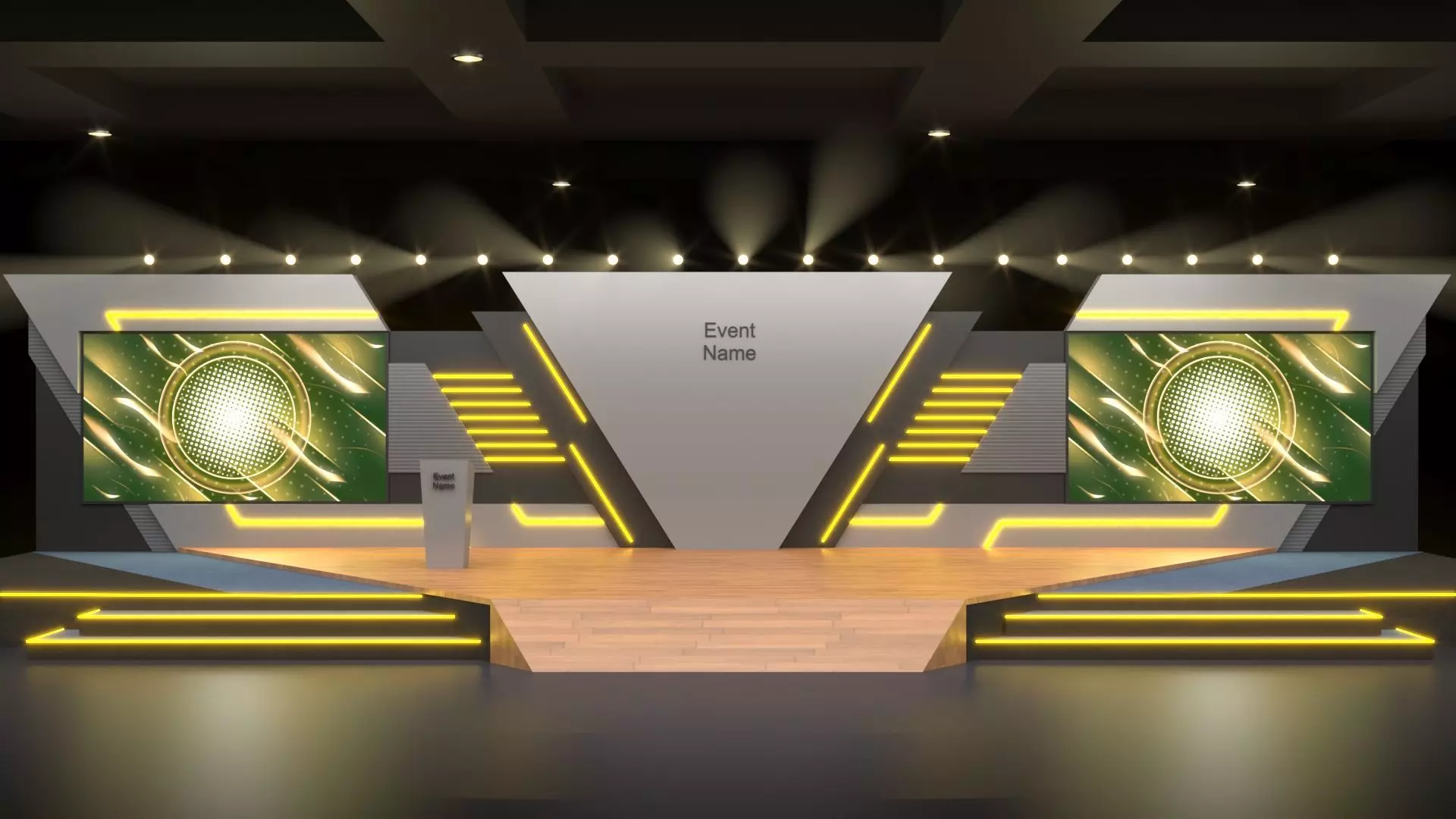 Virtual Stage 3D model_0