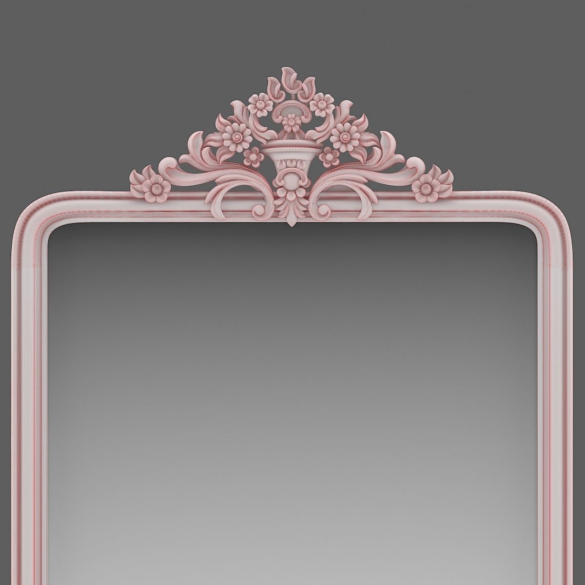 classic carved frame 01 3D model_3