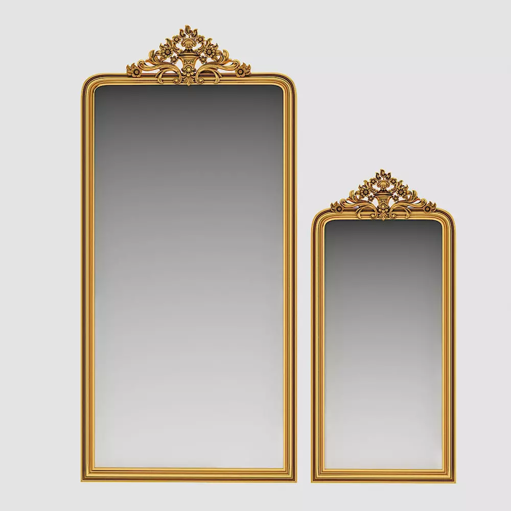 classic carved frame 01 3D model_0