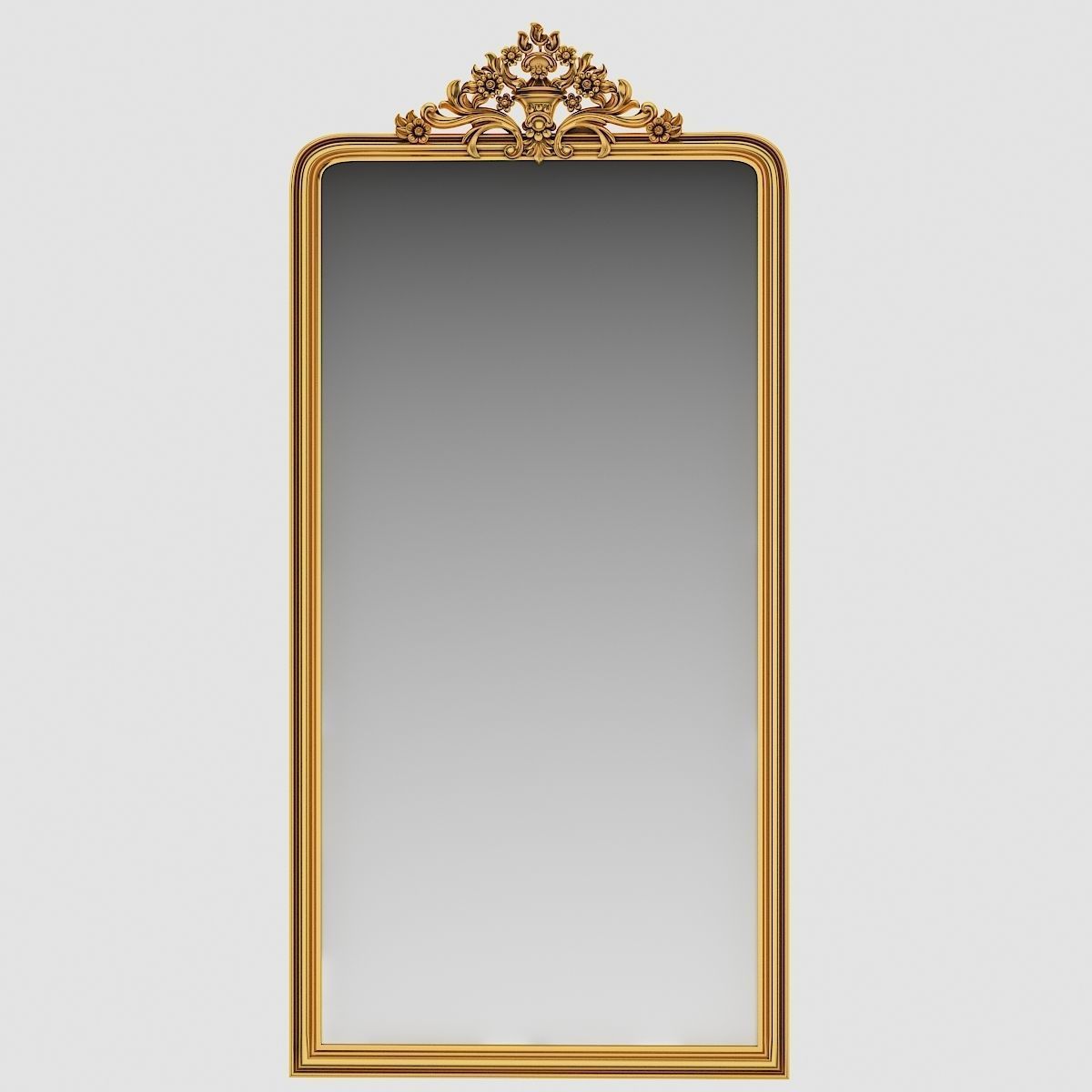 classic carved frame 01 3D model_1