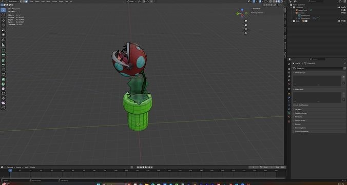 Piranha Plant 3D model