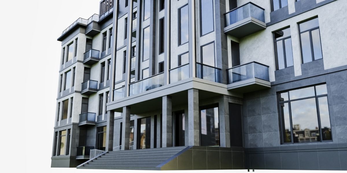 Sanatorium Building ID006 3D model_7