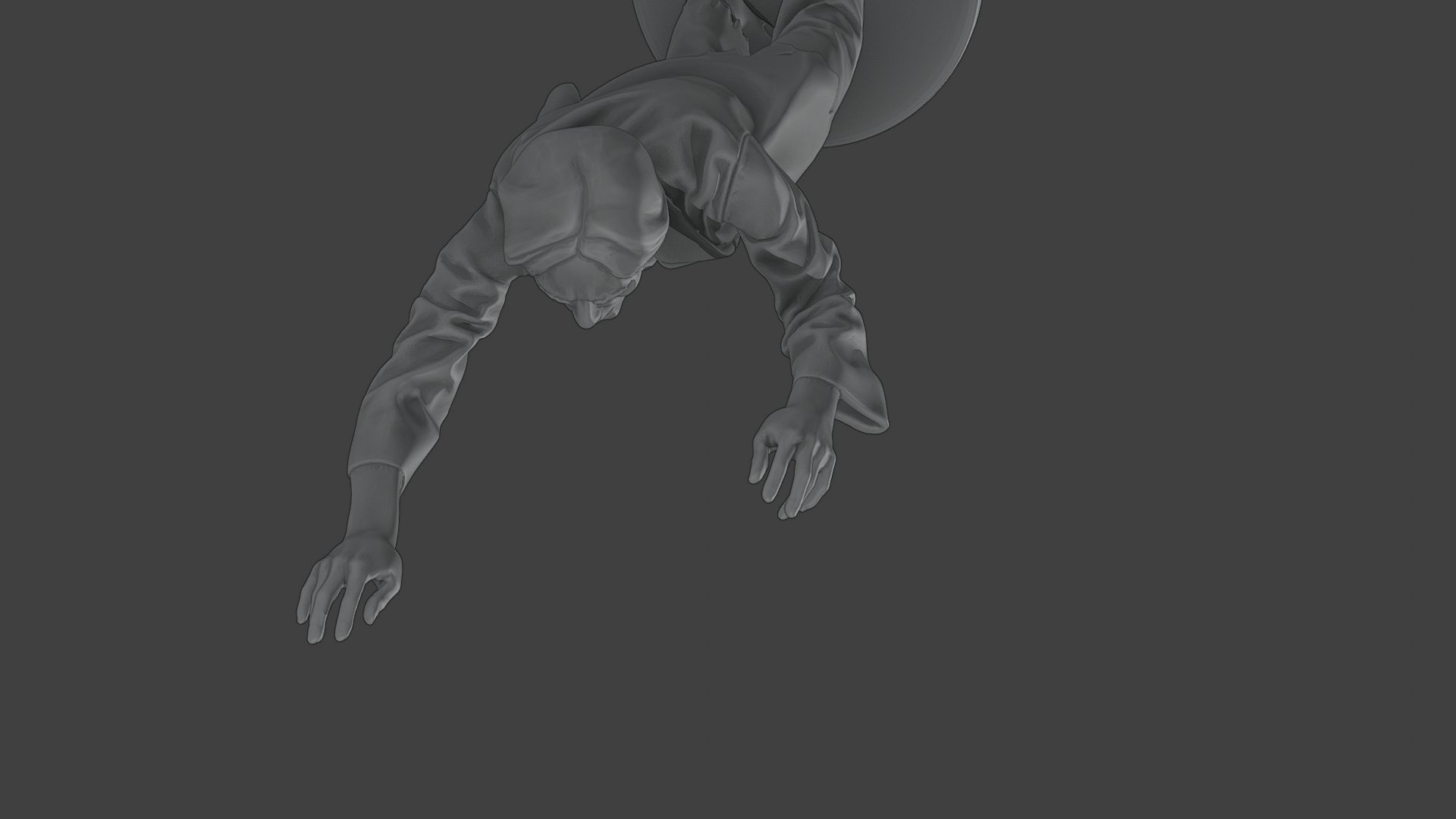 Casual Male Zombie CZ4 0001 3D print model_16