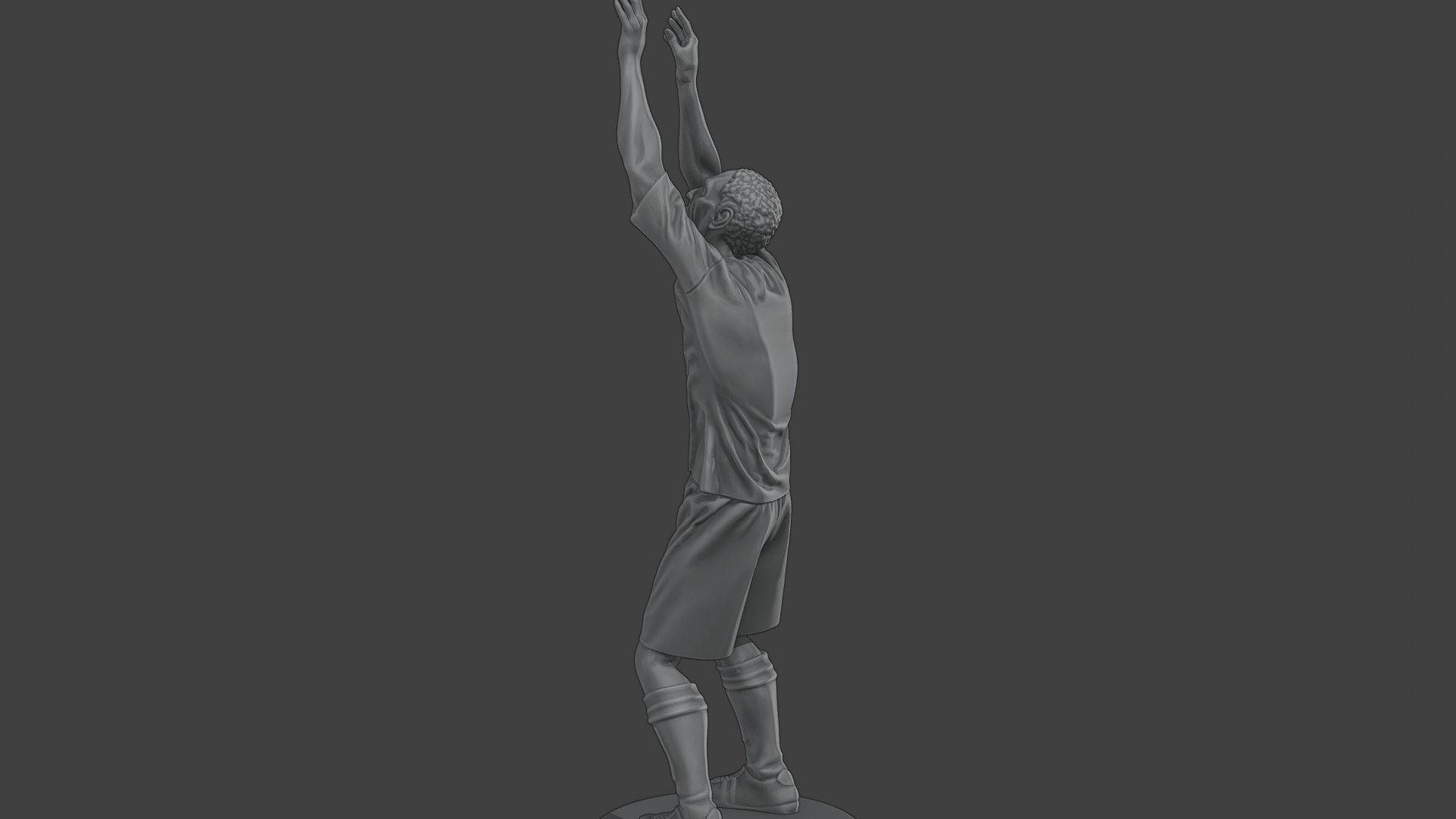 Casual Male Zombie CZ4 0003 3D print model_4