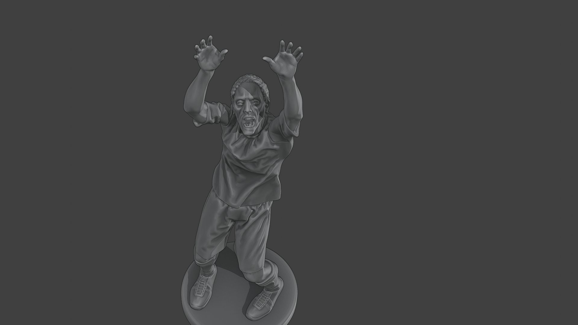 Casual Male Zombie CZ4 0003 3D print model_14