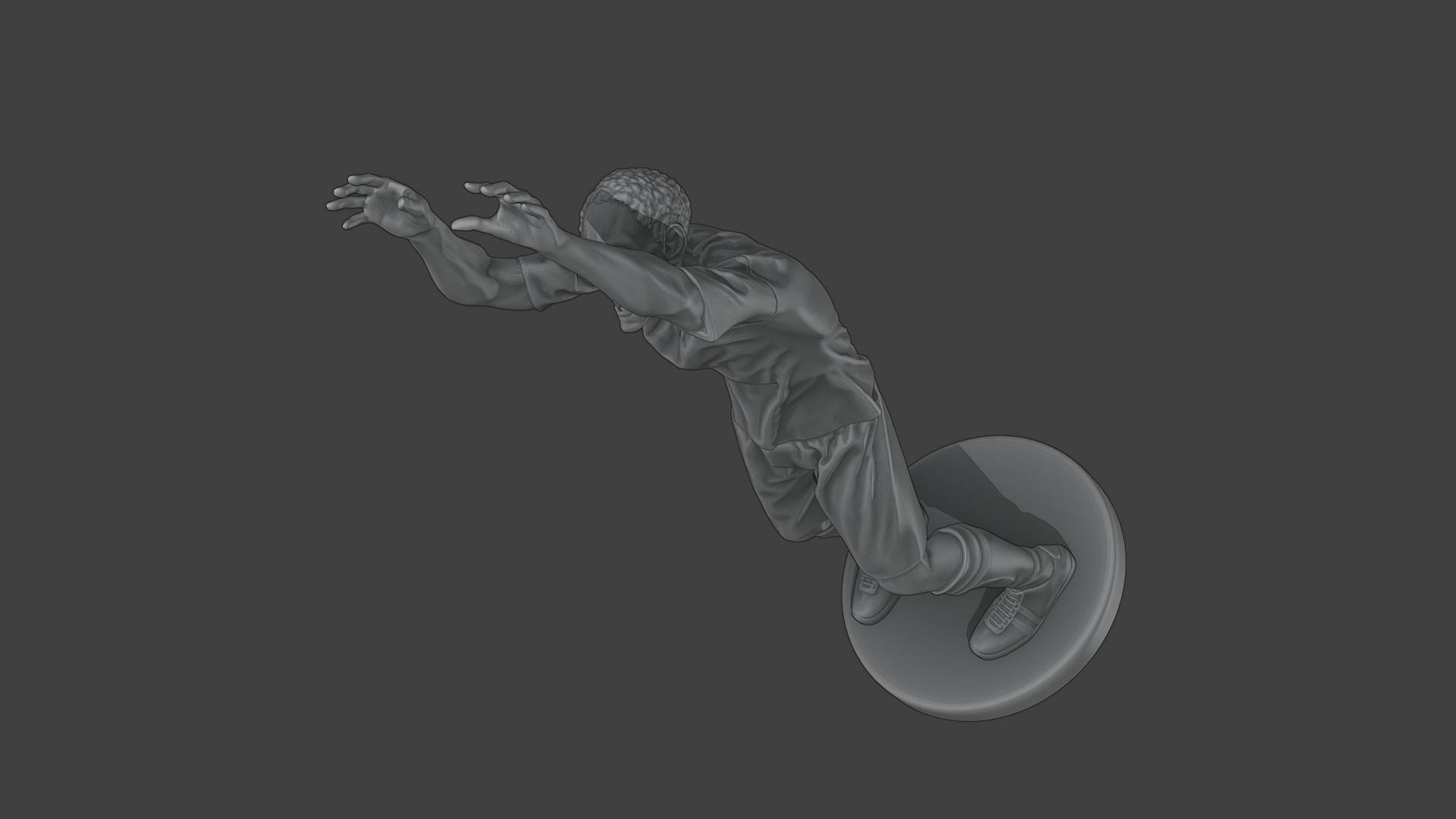 Casual Male Zombie CZ4 0003 3D print model_15