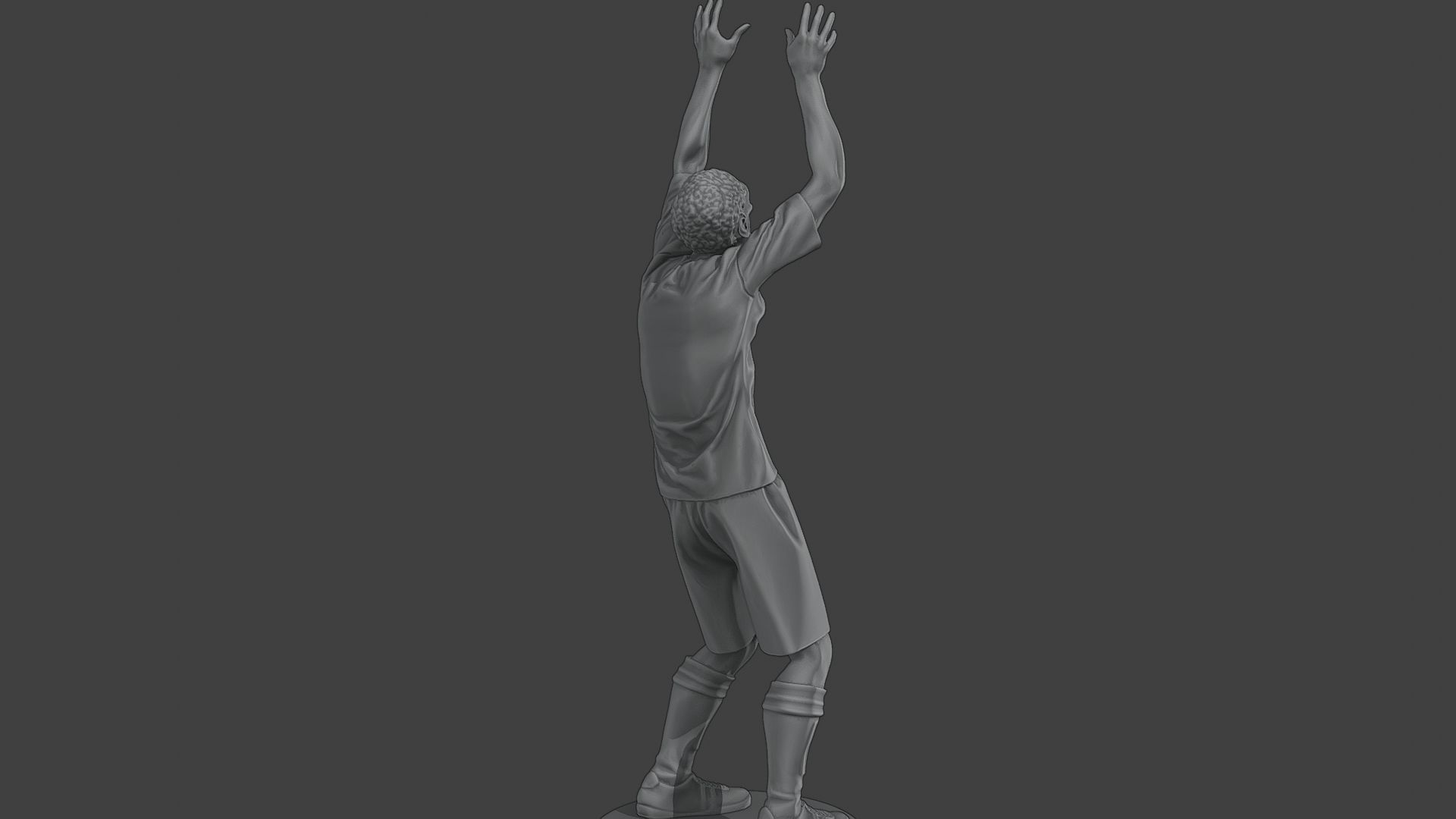 Casual Male Zombie CZ4 0003 3D print model_7