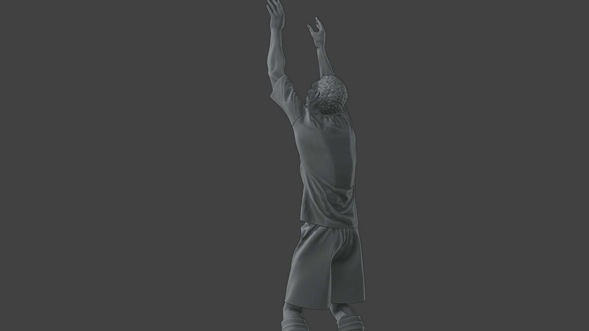 Casual Male Zombie CZ4 0003 3D print model_20