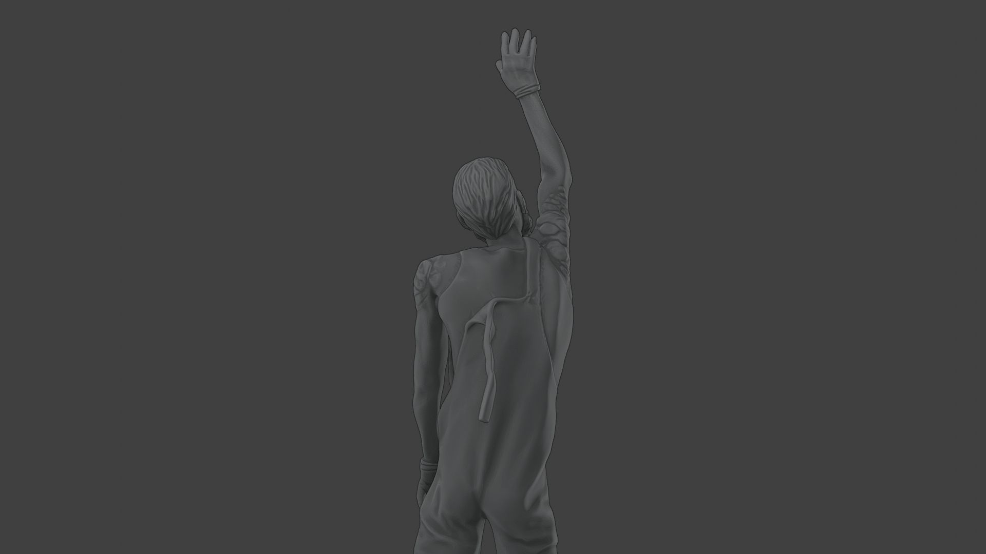 Casual Male Zombie CZ4 0004 3D print model_21