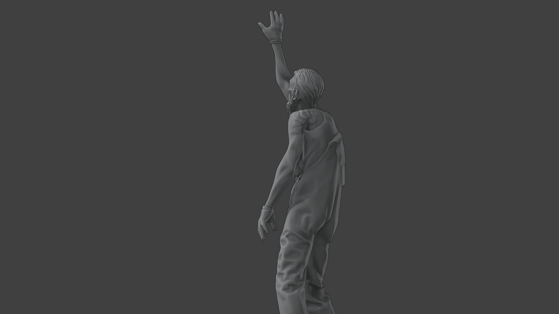 Casual Male Zombie CZ4 0004 3D print model_20