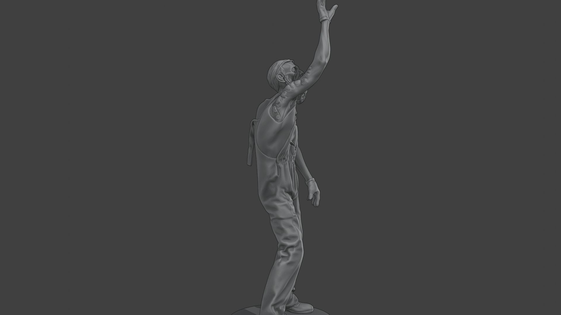 Casual Male Zombie CZ4 0004 3D print model_9