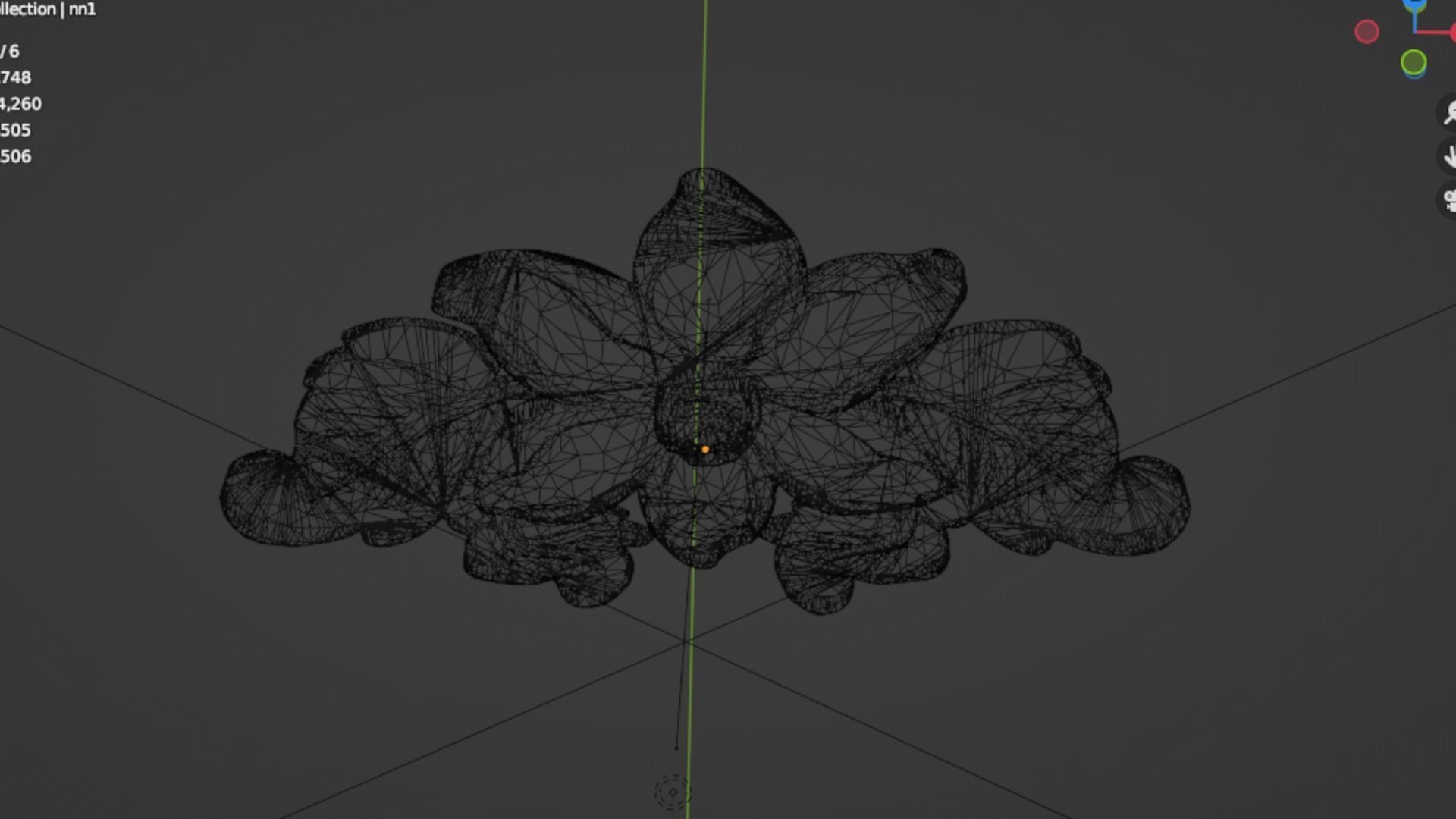 Classic decor ornament 254 3D model_5