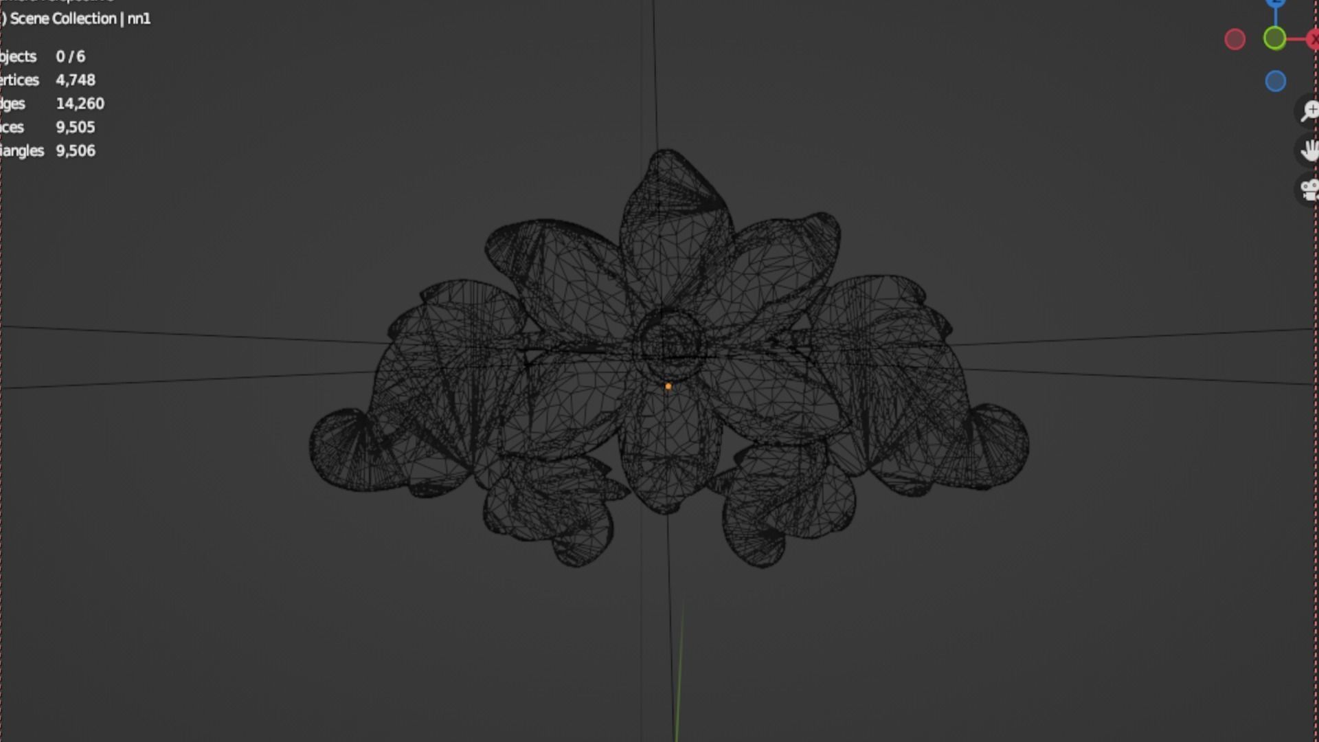 Classic decor ornament 254 3D model_6