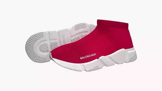 Balenciaga Speed Trainers Low Pink