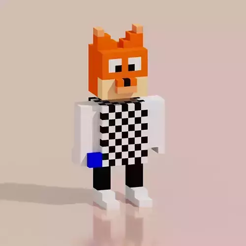 Toy Hero VCNAV1 Low-poly 3D model
