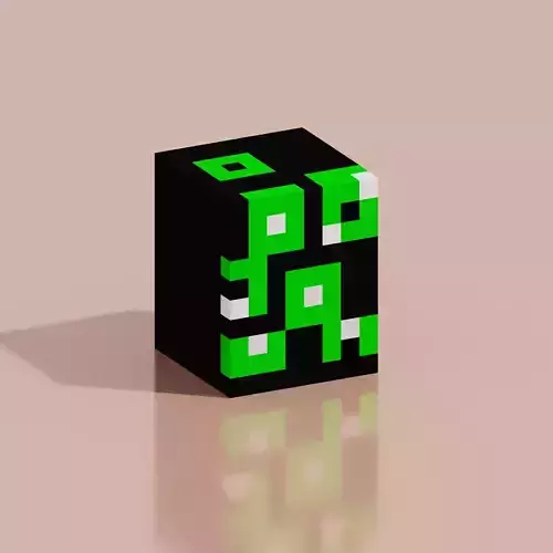 Toy Hero VCNAV2 Voxel Low-poly 3D model