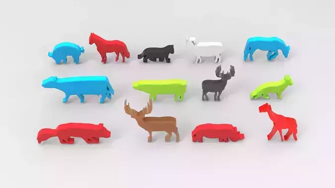 ANIMAL FIGURE SILHOUETTES