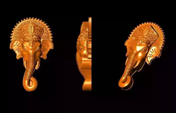 ganpati 3d