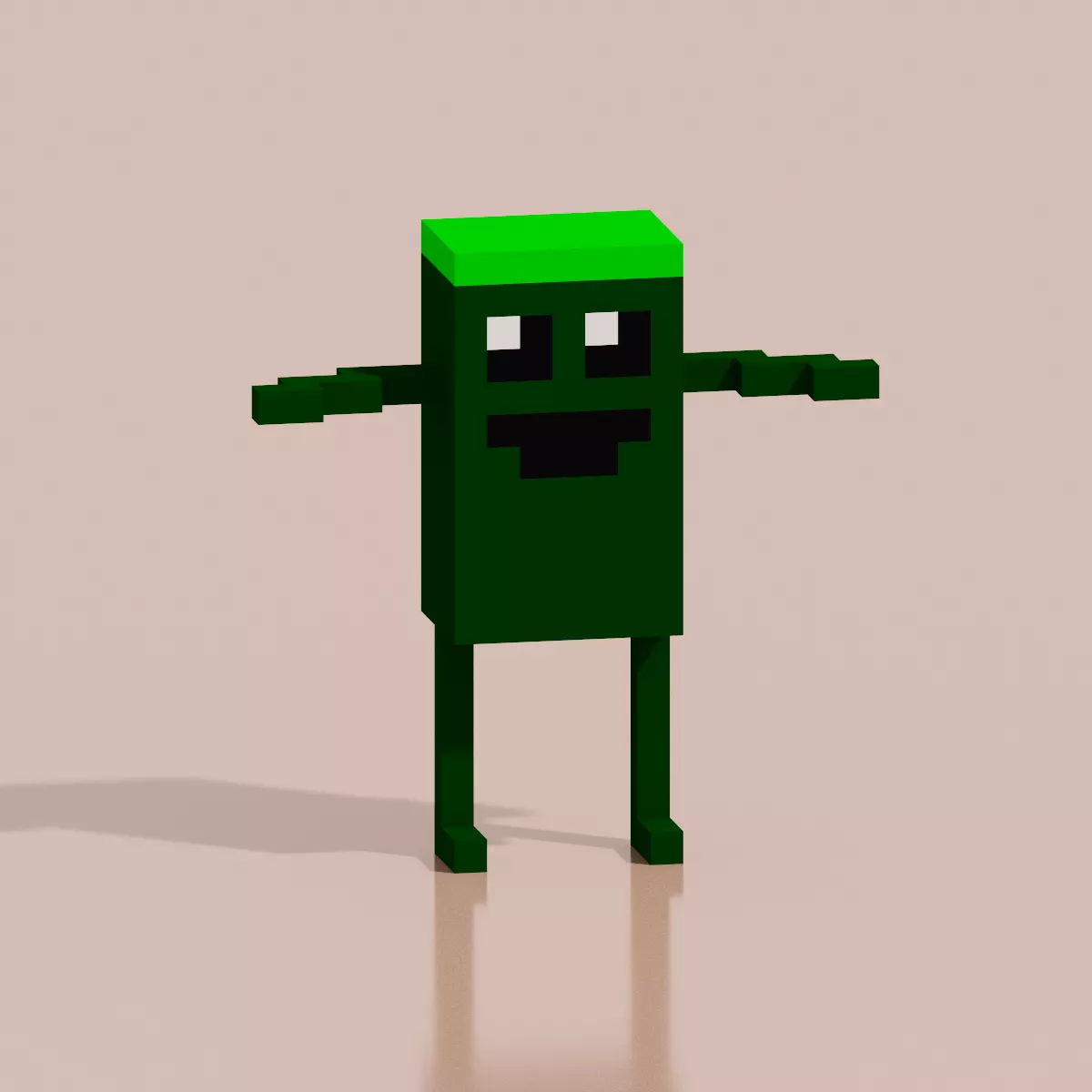 Toy Hero VCNAV7 Low-poly 3D model_0