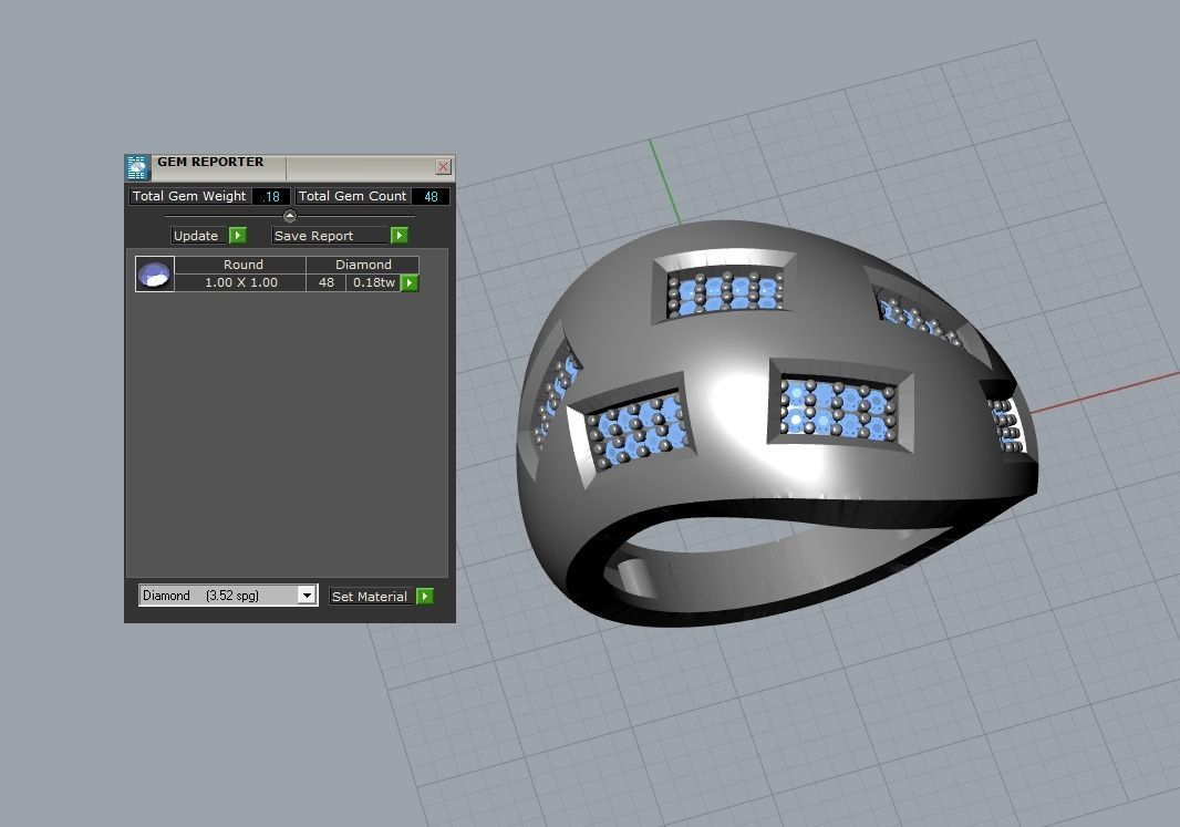 ring jewelry 3D print model_6