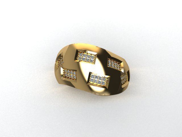 ring jewelry 3D print model_1