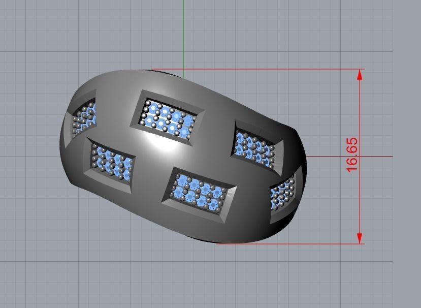 ring jewelry 3D print model_10