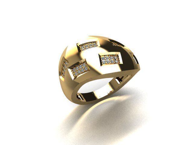 ring jewelry 3D print model_3