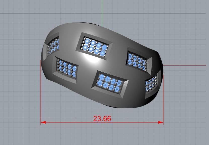 ring jewelry 3D print model_9