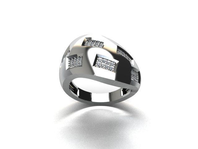 ring jewelry 3D print model_2