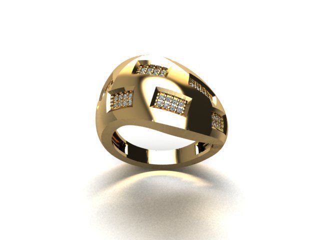 ring jewelry 3D print model_5