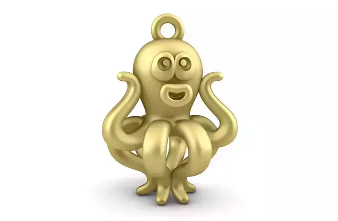 Sealives - Octopus Charm - Pendant for Bracelet